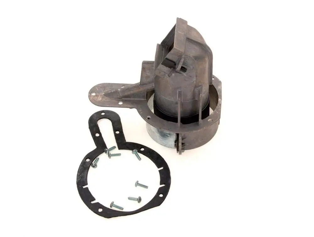 BOSCH Anschlusskrümmer aus Metall mit Dichtungsring und Schrauben, zur Verwendung in motorischen Anwendungen oder für die Luftzufuhr.